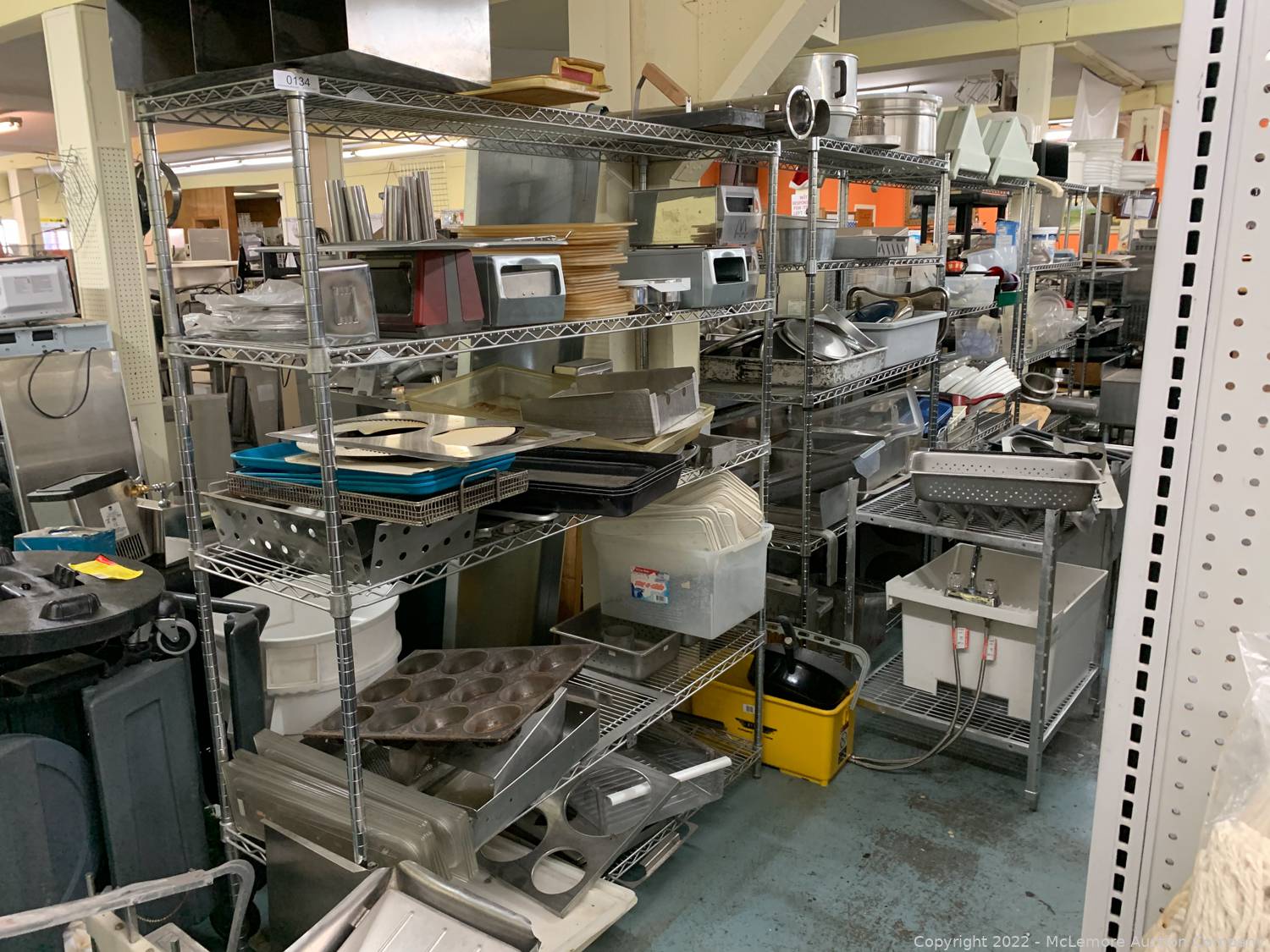 McLemore Auction Company Auction Complete Liquidation of HighMarks Restaurant Supply Store