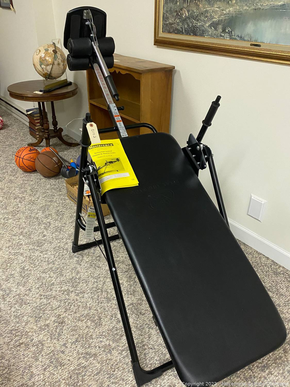 McLemore Auction Company Auction Furniture, Art, Pool Table