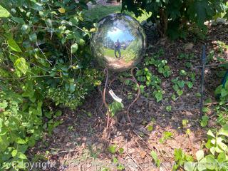 Outdoor Silver Ball Decoration