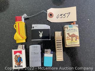 7 Vintage Cigarette Lighters