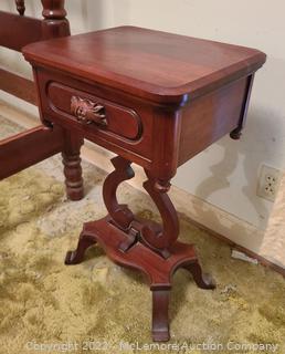Davis Cabinet Company Lillian Russell Cherry Nightstand with Drawer