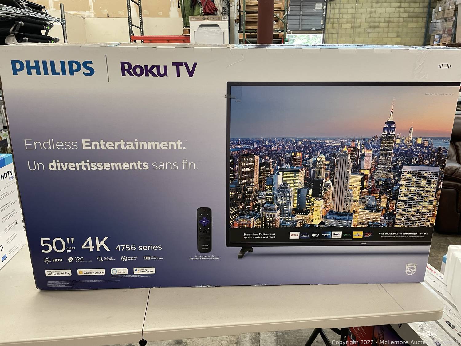 McLemore Auction Company Auction High End LED TVs and Wholesale