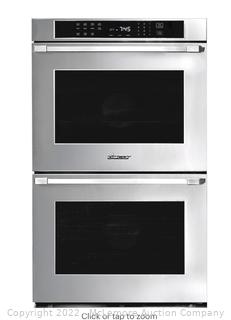 Dacor - Professional 27" Built-In Double Electric Convection Wall Oven with SoftShut  Hinges - Stainless steel MSRP$4799   NEW IN BOX