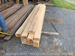 Lot of 10 Hickory 4x6's 9-10' and 1-8'