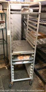 Aluminum Mobile Sheet Pan Rack (Contents Not Included)