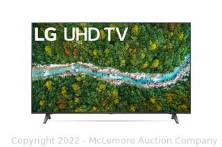 Like New - Store Display - Open Box -  NO STAND -  LG UHD 76 Series 50 inch Class 4K Smart UHD TV with AI ThinQ - mfg # 50UP7670PUC -  (See Description)