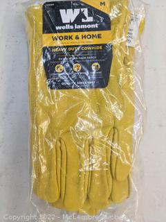 Wells Lamont Men's Leather Work Gloves 3 Pairs - XXXLarge - Genuine 100% Cowhide Leather - Palm Patch for Added Durability - Patented Pre-curved Design for the Ultimate in Fit & Comfort - See Link! - NOTE: Our Gloves are a 3 Pack, While the Gloves in the Link are a 6 Pack.  (New)