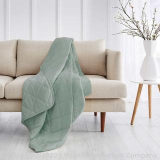 NEW - Sutton Place Cooling Throw - Green (New)