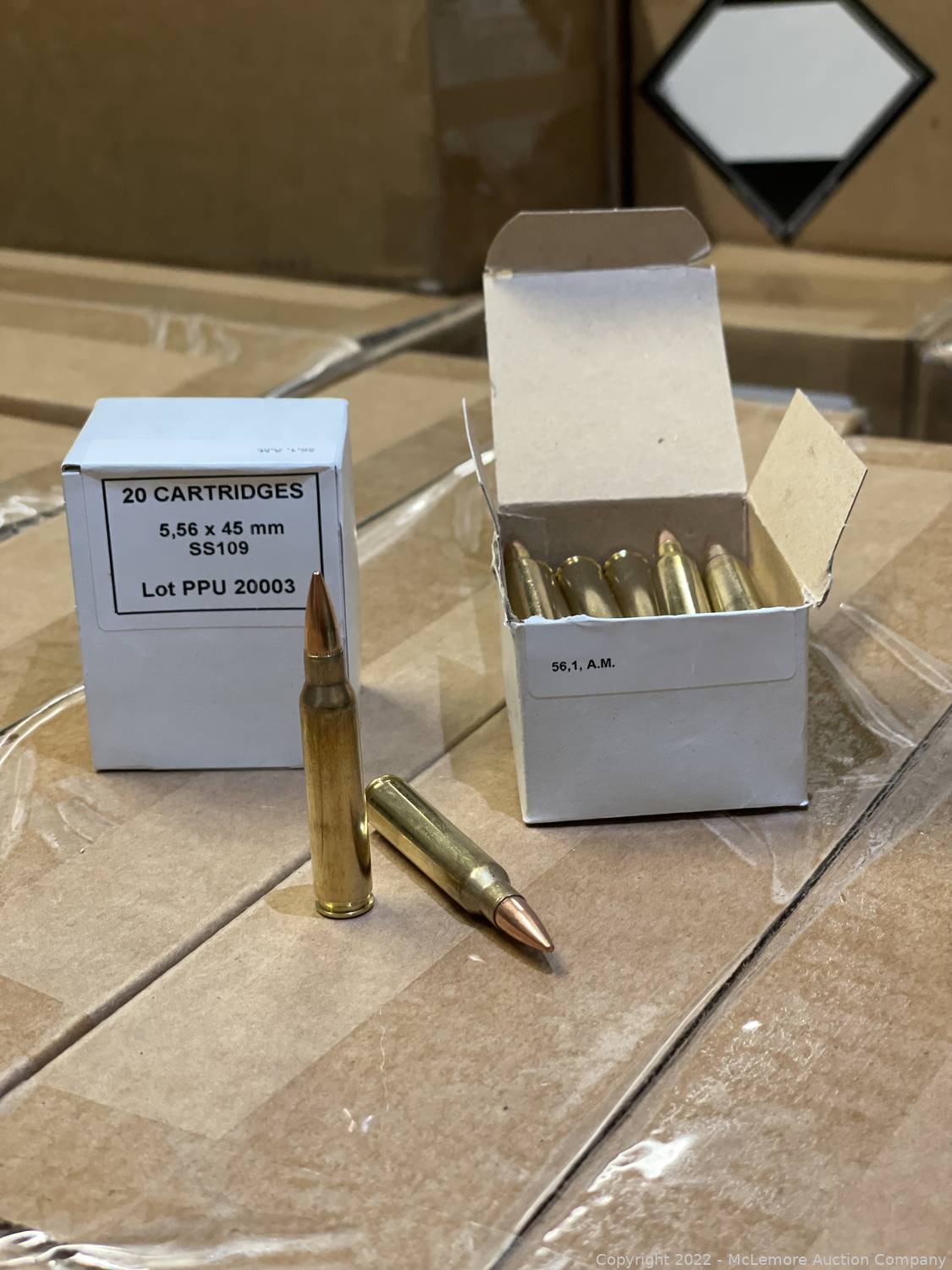 McLemore Auction Company - Auction: Over 300 Lots of Ammo, 5.56, .223 ...