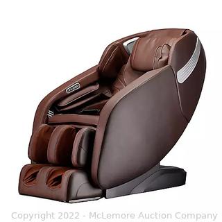 NEW Store Display - Lifesmart 3D Zero Gravity Massage Chair with Auto Body Scan - Brown - Zero gravity space design - Remote - Bluetooth - 34 airbags which include: four shoulder, eight arm, four waist, eight calf side bags, six calf, four foot/ankle - $2999 - SEE LINK (New - Open Box)