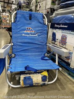 NEW! - Tommy Bahama Beach Chair - Adjusts To 5 Positions and Lays Flat - Padded Backpack Straps - Retail $44.99 - See Link! (New)