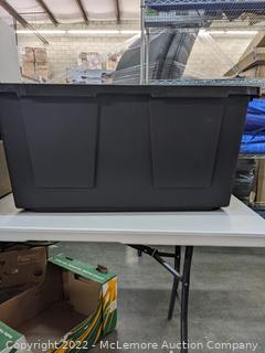 Greenmade Storage Bin without Lid, 27 Gallon, Black  (See Description)