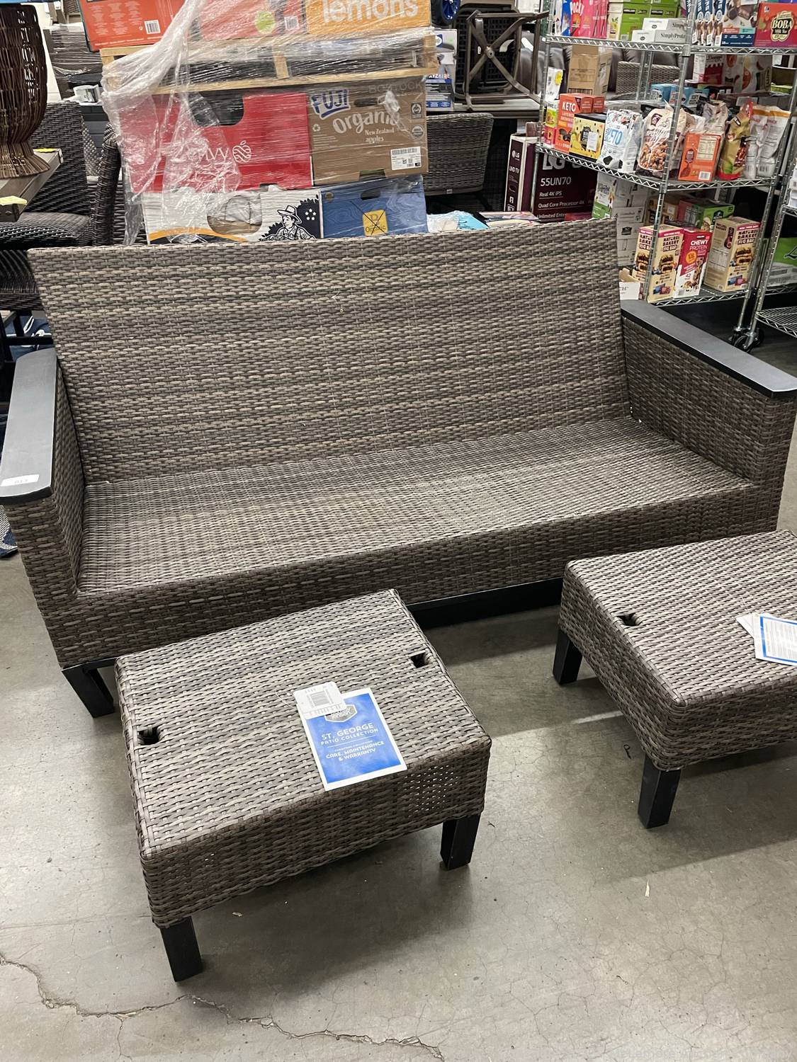 McLemore Auction Company Auction New Sectionals, Power Reclining Leather Sofas, Dressers