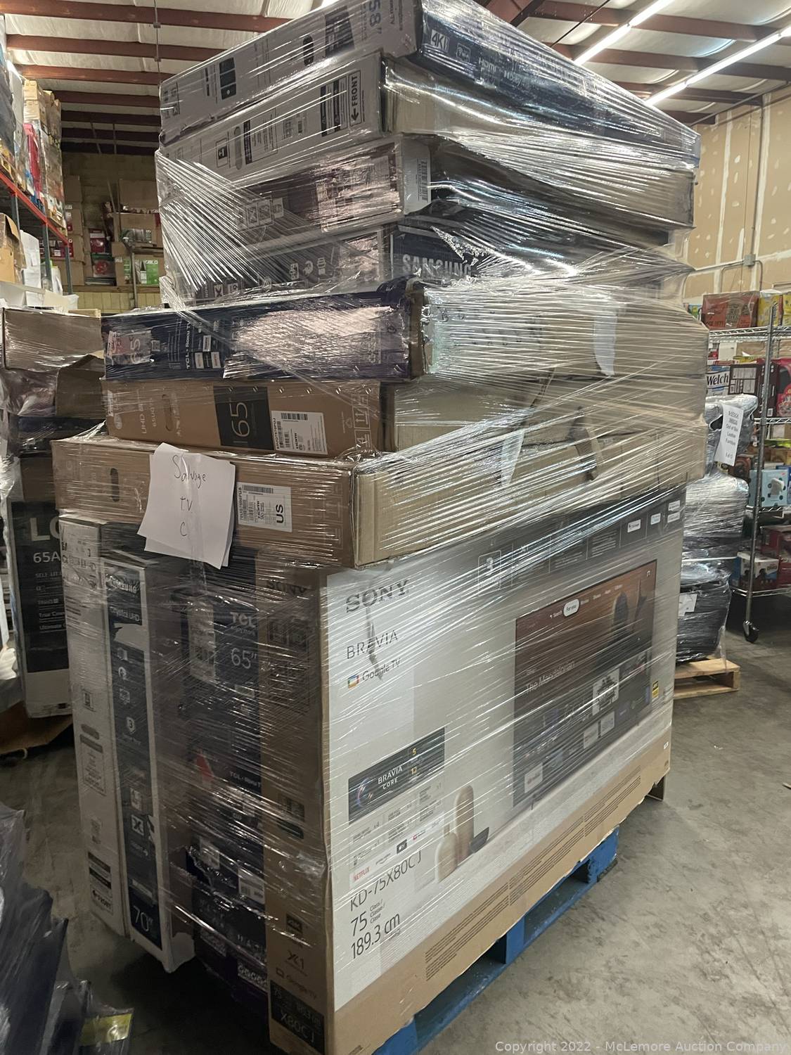 McLemore Auction Company - Auction: High End LED TV's Including 4K UHD