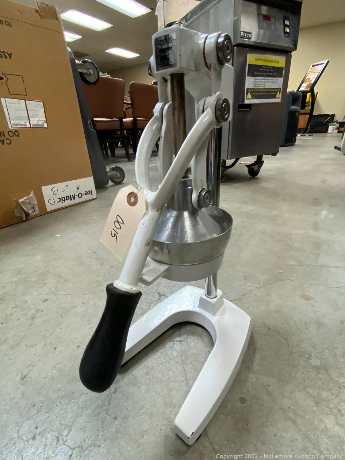 McLemore Auction Company Auction Surplus Restaurant Equipment