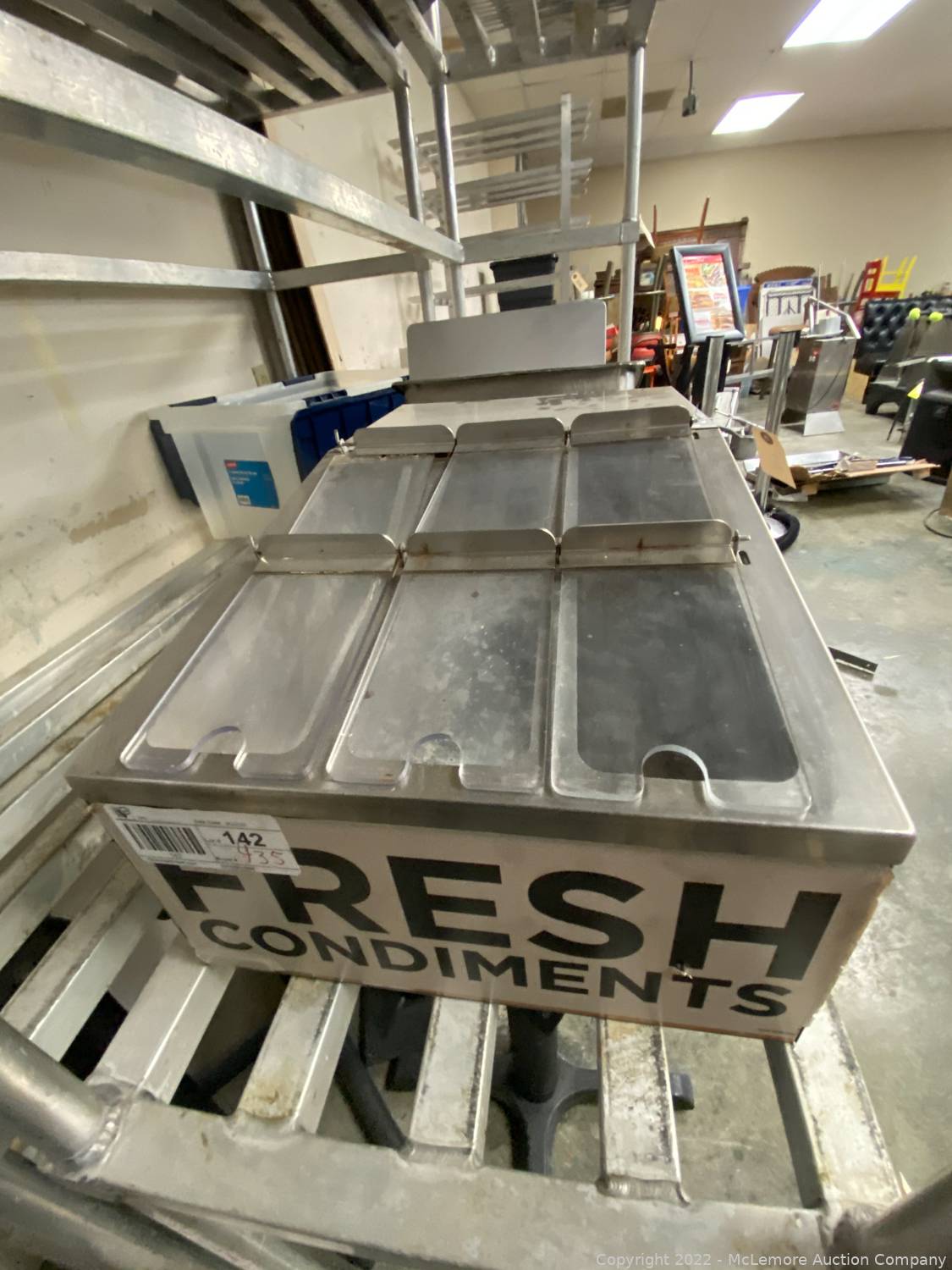 McLemore Auction Company Auction Surplus Restaurant Equipment