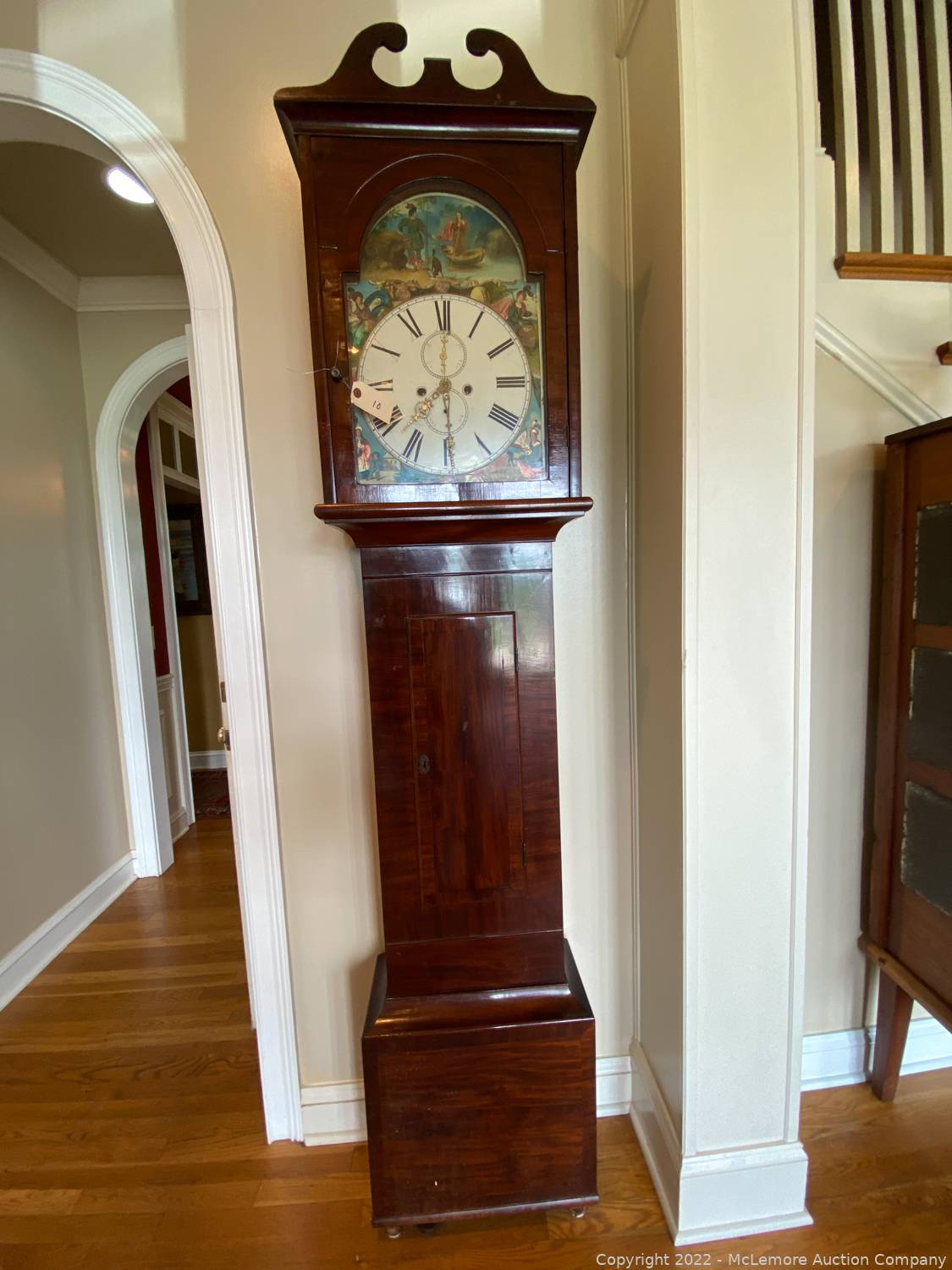 McLemore Auction Company Auction Antique Furniture, Grandfather