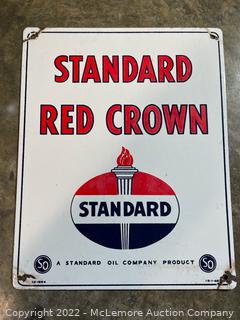 Standard Red Crown Sign