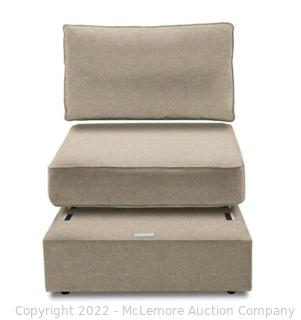 Natural Crossweave  Seat Cover Set: Natural Crossweave Base  (1 SEAT COVER SET INCLUDES 1 BASE COVER, 1 SEAT COVER & 1 PILLOW COVER) (MSRP$240.00)