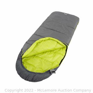 Core 30 Degree Hybrid Sleeping Bag - Hybrid Design with Built-in Hood - Hollow Fiber Fill Prevents Cold Spots -Durable Ripstop Fabric - $57 - SEE LINK (New)