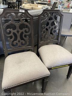 Pair of Dining Chairs - Store Display - Have light wear - SEE PIX (See Description)