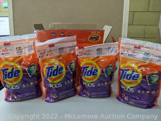 Tide Pods HE Laundry Detergent Pods, Spring Meadow, 168 loads, 4-pack - Might be missing a few (See Description)