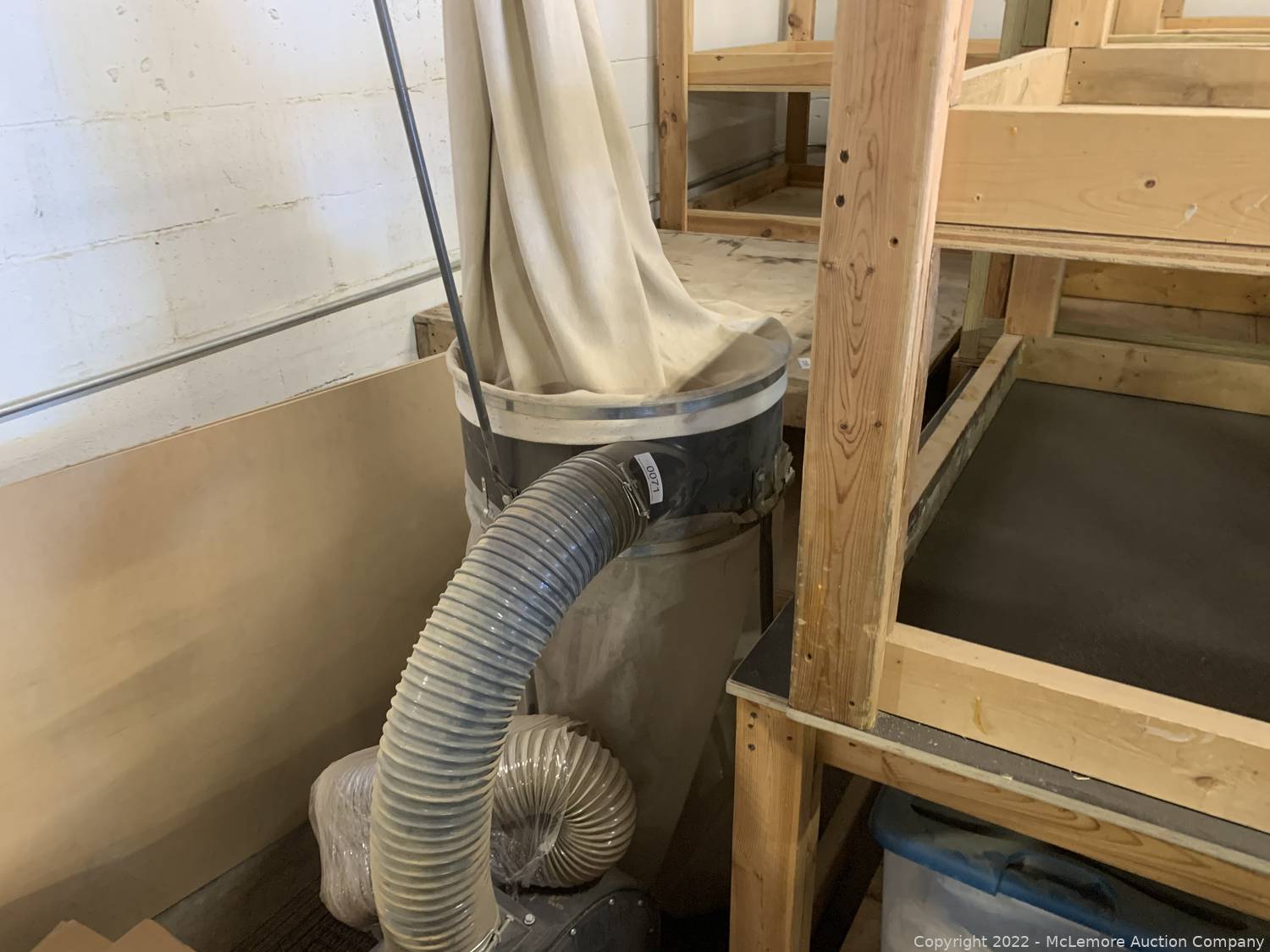 McLemore Auction Company Auction Enclosed Trailer, Building