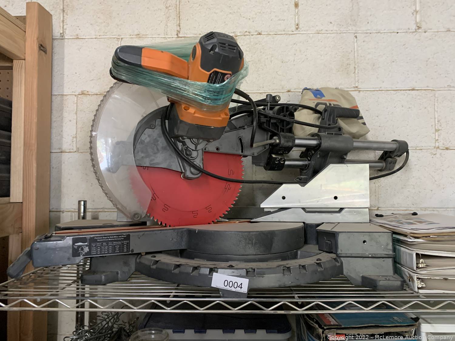 McLemore Auction Company Auction Enclosed Trailer, Building