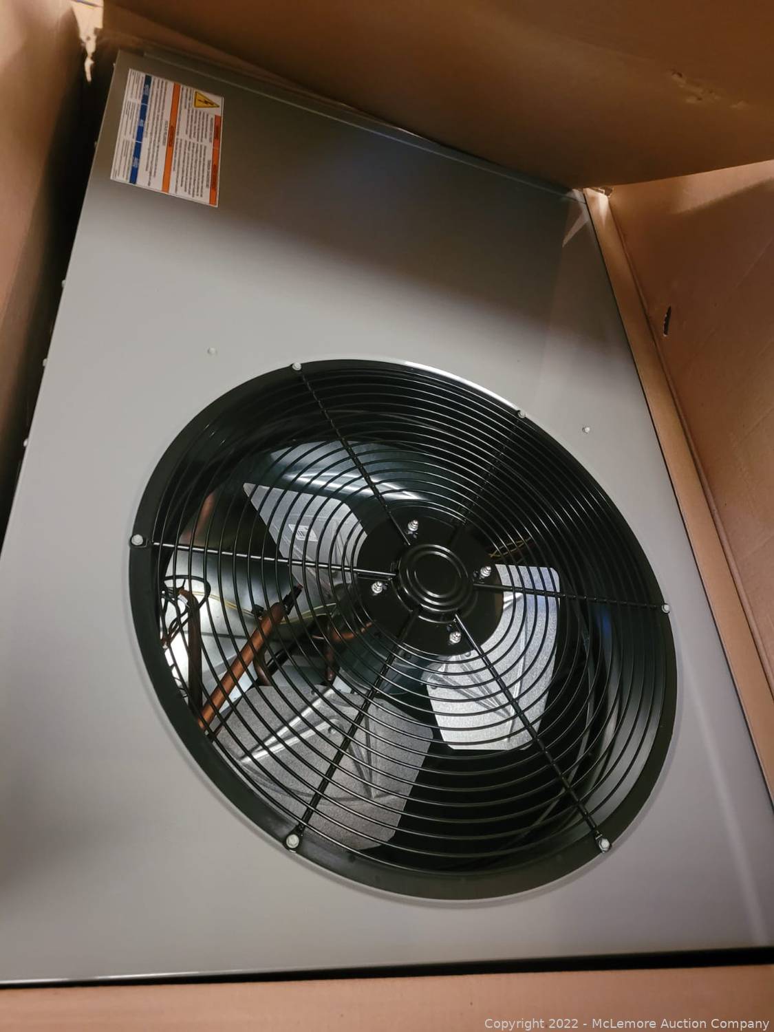 McLemore Auction Company Auction New and Used HVAC Units and Air Handlers, Microwaves, Ranges
