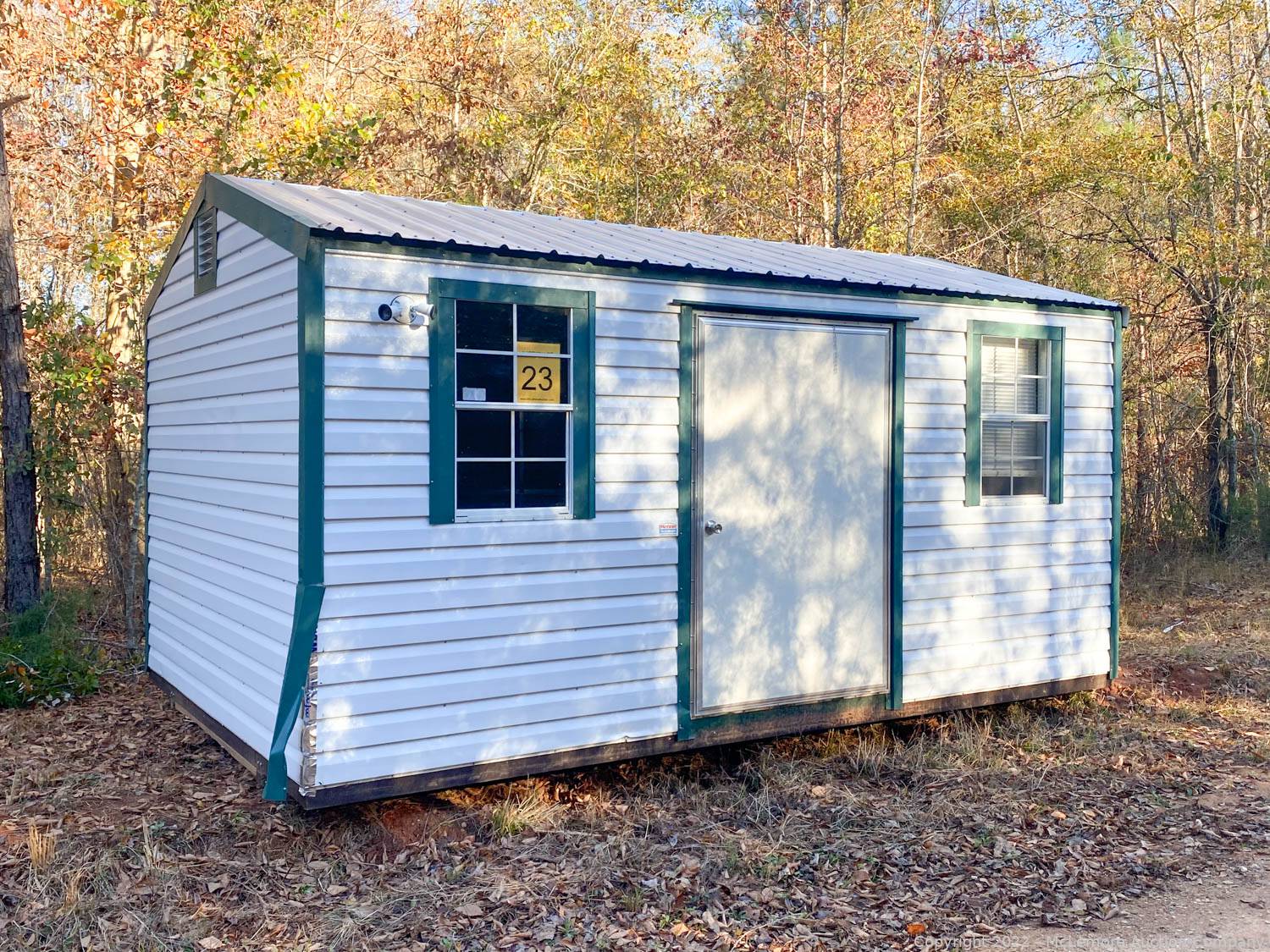 McLemore Auction Company Auction 30 Portable Storage Sheds in