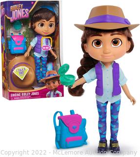Just Play Netflix Singing Ridley Jones Doll, 10-Inch Articulated, Poseable Doll with Removable Outfit and Accessories, Talks and Sings, Kids Toys for Ages 3 Up