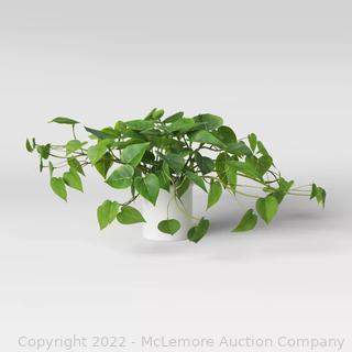 14" x 28" Artificial Pothos Plant in Pot by Threshold