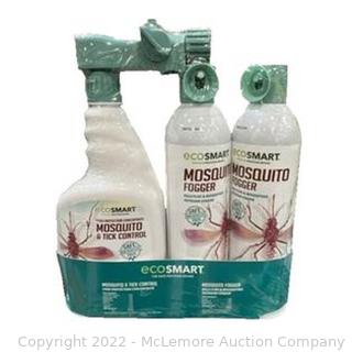 EcoSmart Mosquito Control Combo: 1 Sprayer, 2 Foggers (New - Open Box)