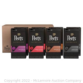 Peet's Coffee Nespresso Compatible Aluminum Capsules, 80-count  (New)