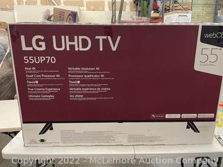 New Open Box, Tested working with Power cord, remote and stand - LG - 55” Class UP7000 Series LED 4K UHD Smart webOS TV - mfg # 55UP7000PUA - $399 - SEE LINK (New - Open Box)