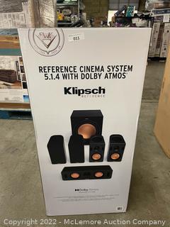 Brand New Factory Sealed - Klipsch Reference Cinema Dolby Atmos 5.1.4 System with Sub - Provides an incredibly immersive and realistic 360° audio experience, no matter the content - $489 (New)