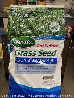 Brand New Sealed - Scotts Turf Builder Grass Seed Sun & Shade Mix 15lb - mfg # 18475PM - Seeds up to 6000 sq FT - Grows in extreme conditions of dense shade or scorching sun - $89 at Walmart - SEE LILNK! (New)
