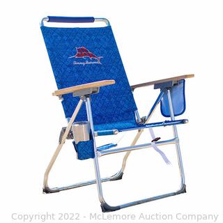 NEW! - Tommy Bahama Hi-Boy Beach Chair -DARK BLUE- Retail $84.99 - See Link! (New - Open Box)