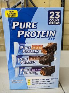 Pure Protein Bars, Variety Pack, 1.76 oz,---OPENED MIGHT BE MISSING A FEW (New - Open Box)