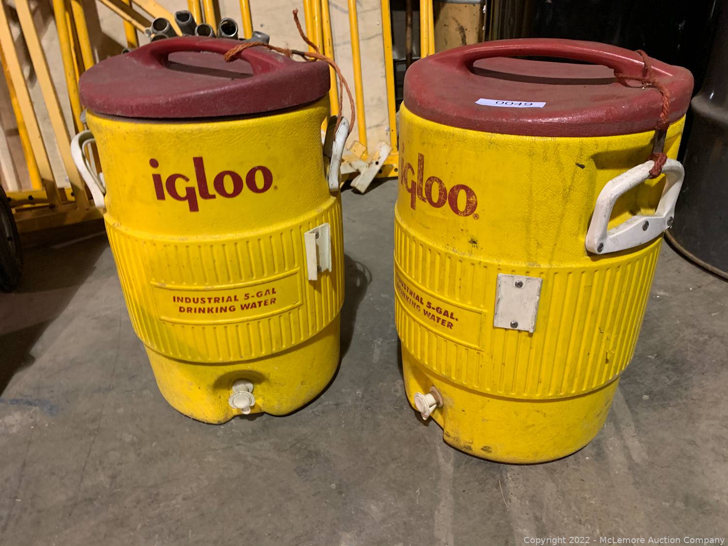 McLemore Auction Company Auction Surplus Equipment from an