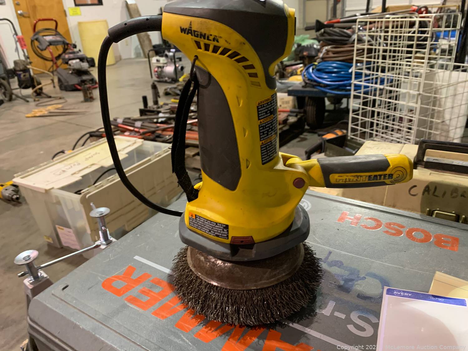 McLemore Auction Company Auction Surplus Equipment from an