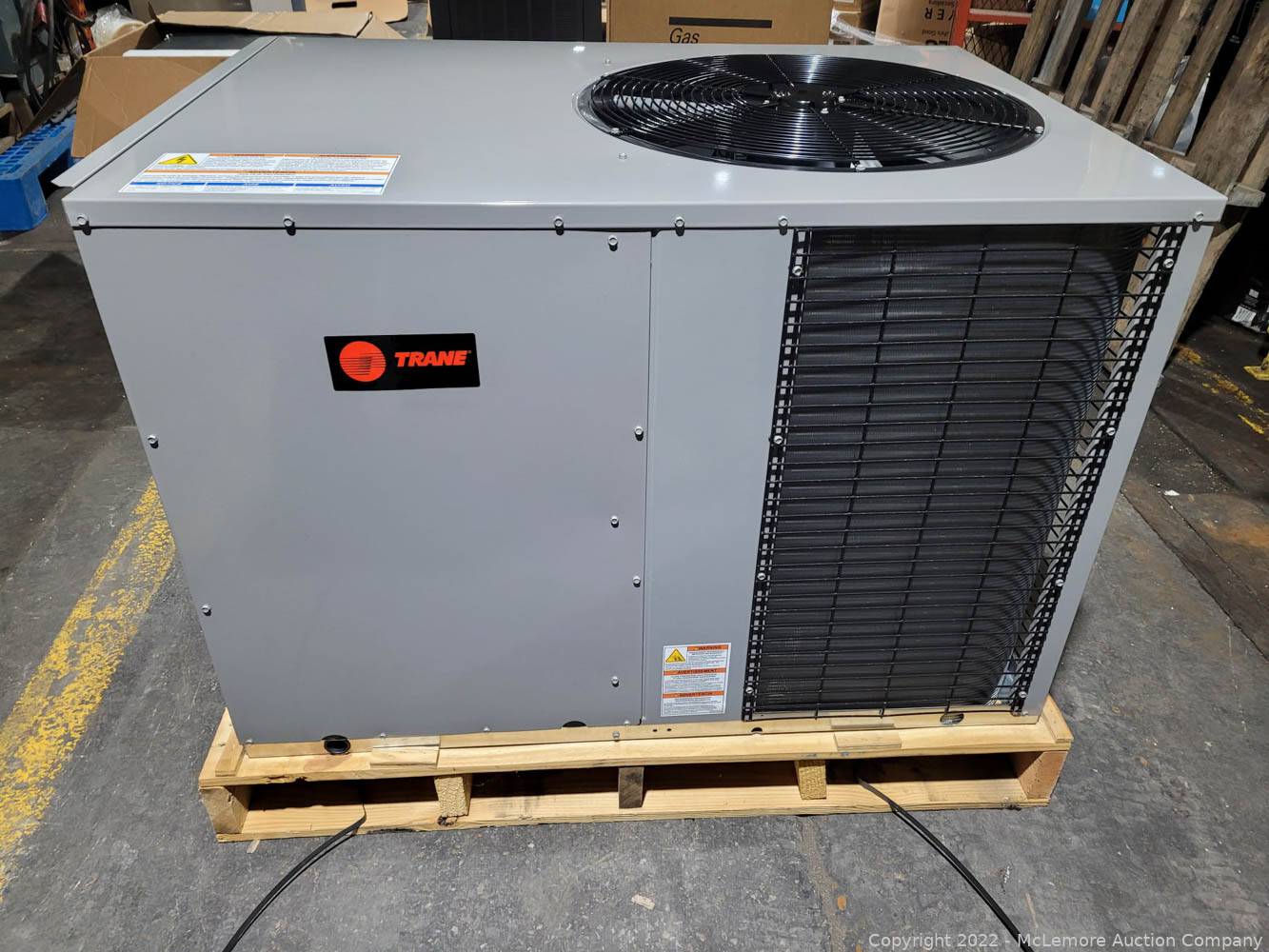 McLemore Auction Company Auction HVAC Package Units Both Electric