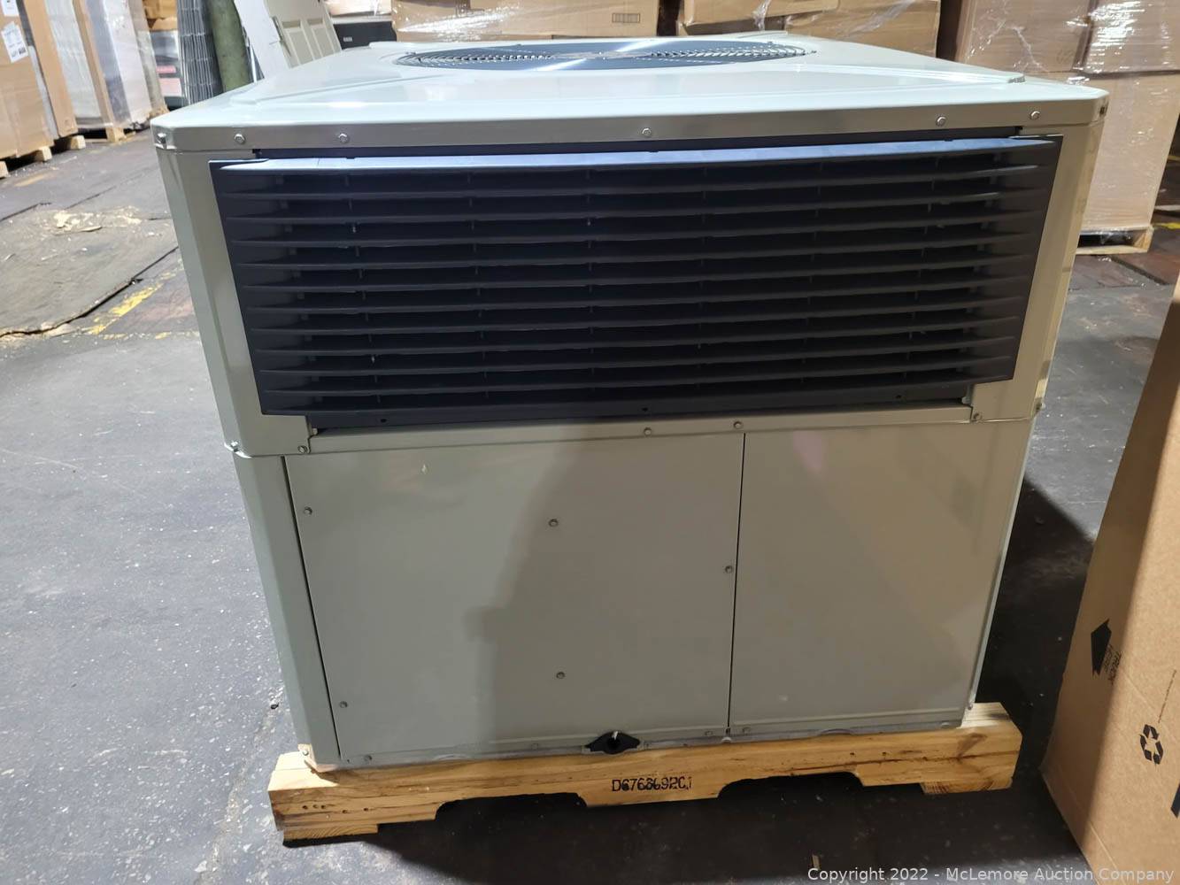 McLemore Auction Company - Auction: HVAC Package Units Both Electric ...