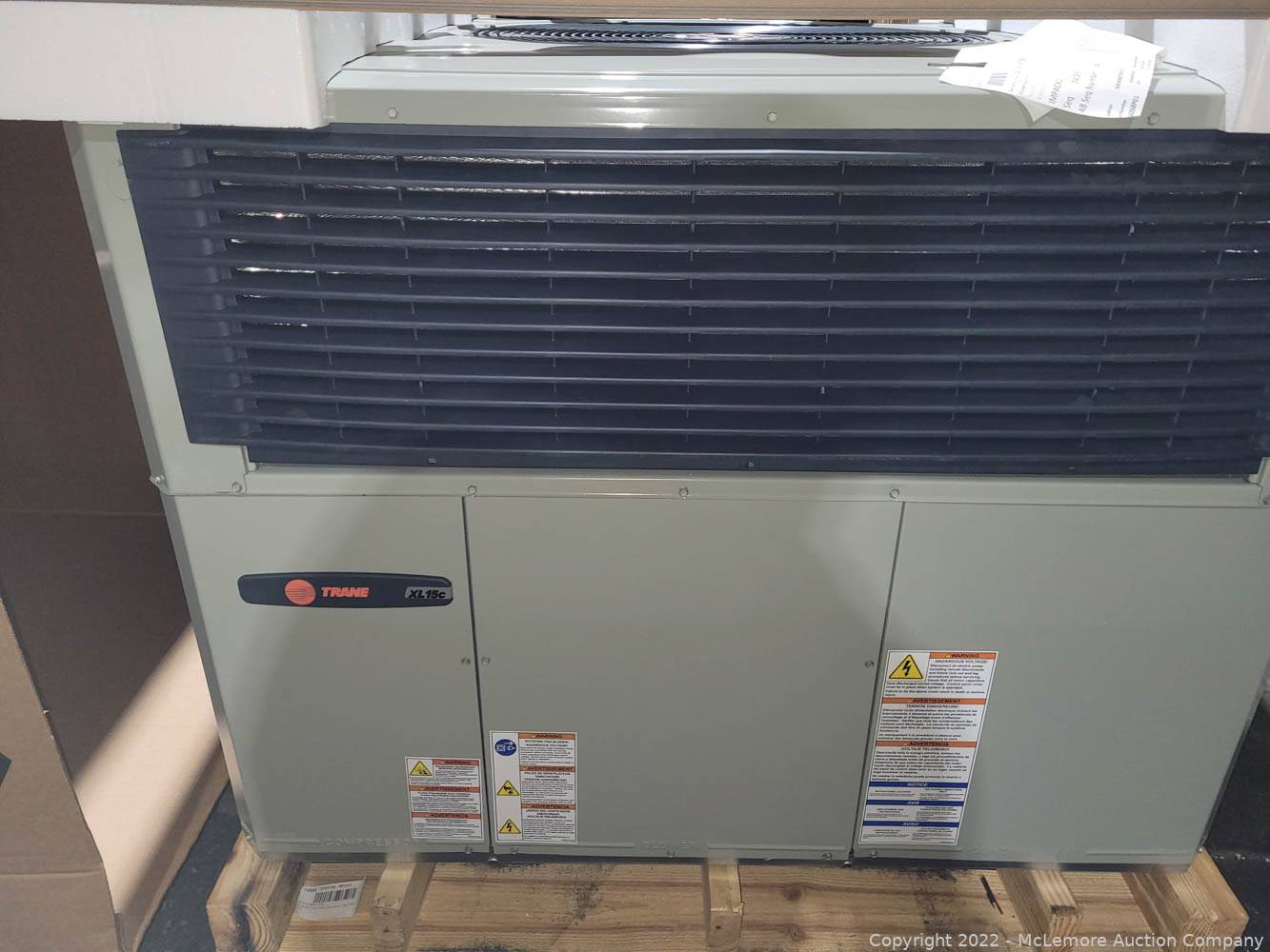 McLemore Auction Company Auction HVAC Package Units Both Electric