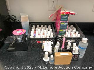 Lot of O.P.I. Full Color Range Gel Colors and Accessories
