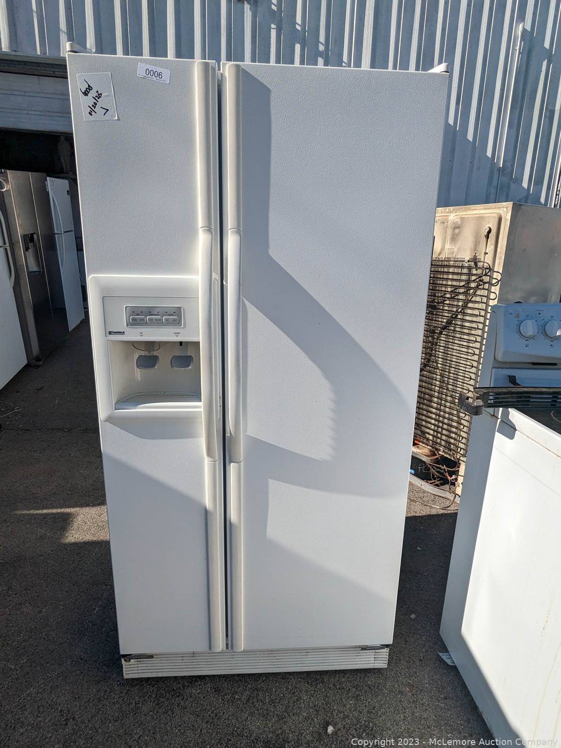 McLemore Auction Company Auction Refrigerators, Washers, Dryers