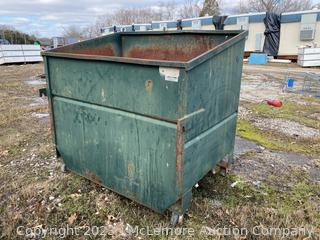 4 Yard Metal Dumpster