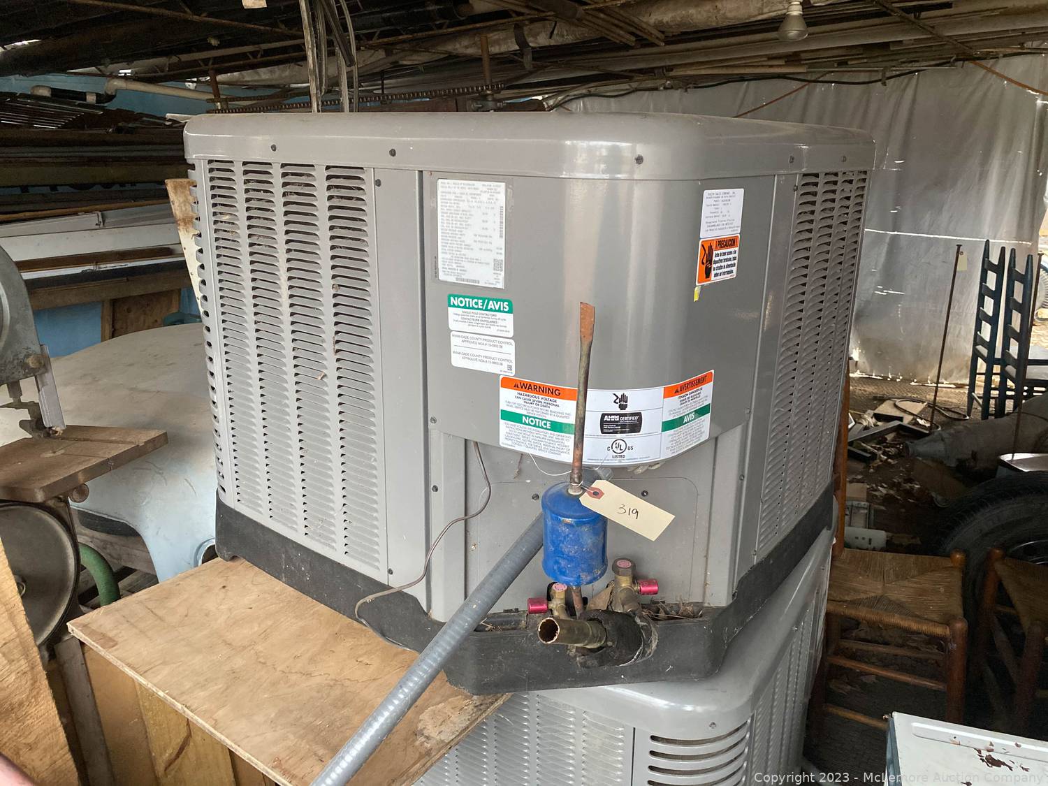 McLemore Auction Company Auction Pallet Racks, Generators, Air