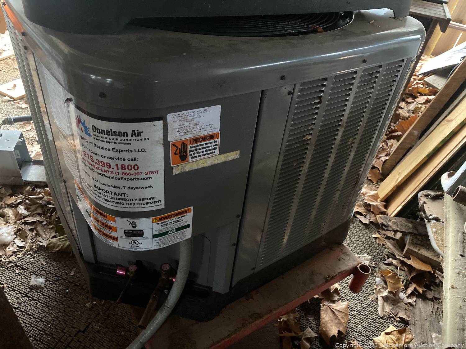 McLemore Auction Company Auction Pallet Racks, Generators, Air