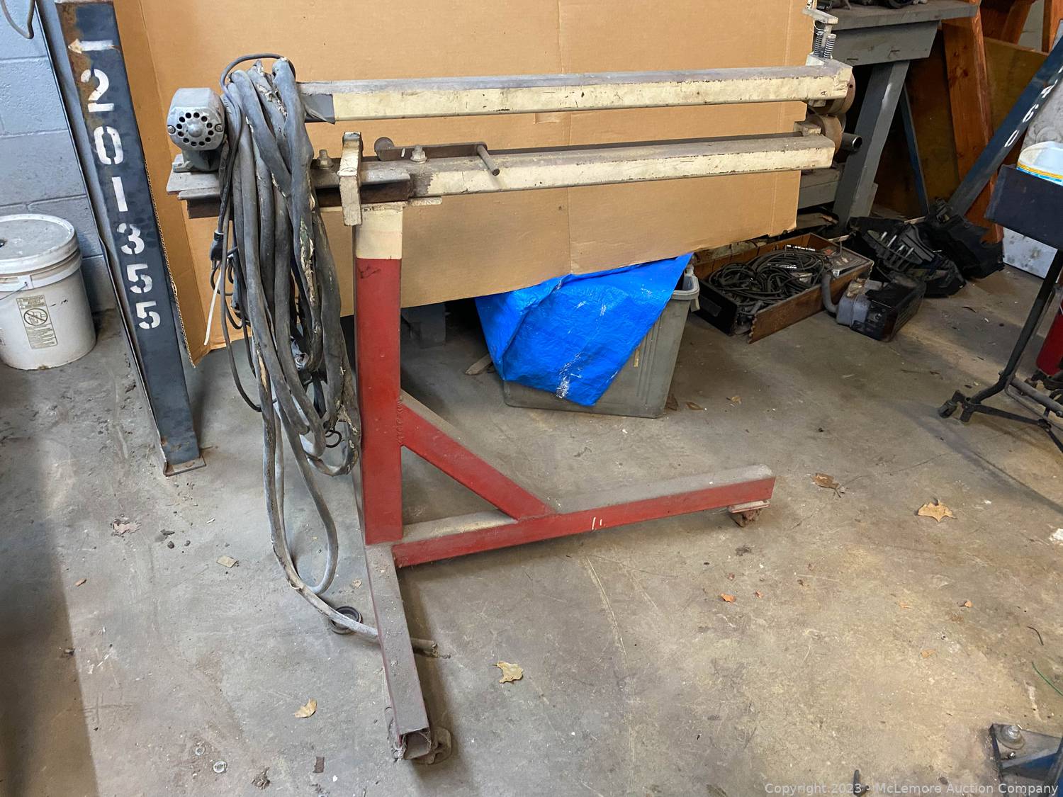 McLemore Auction Company Auction Pallet Racks, Generators, Air